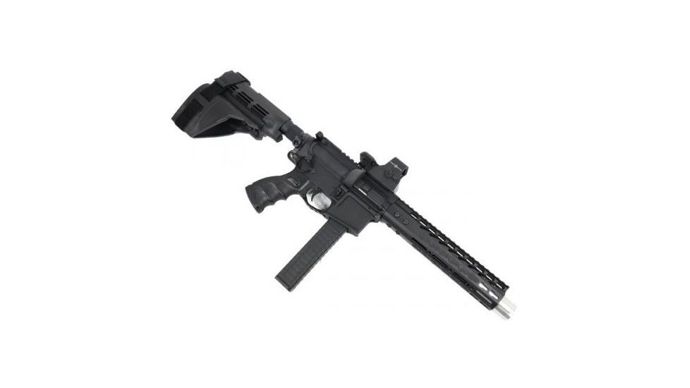 GUNTEC USA 9in Ultra Lightweight Thin Key Mod Free Floating Handguard w/Monolithic Top Rail,Black GT-9JK, EDEMO1