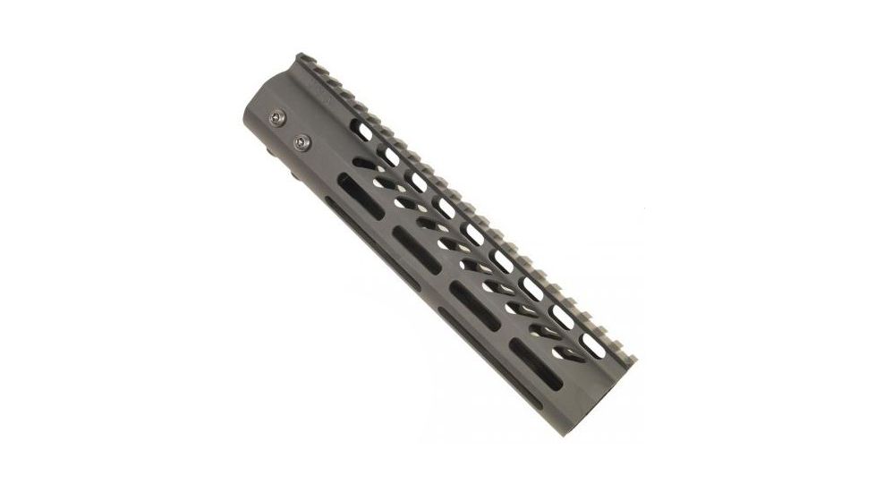 GUNTEC USA 9in Ultra Lightweight Thin M-Lok System Free Floating Handguard w/Monolithic Top Rail,Black GT-9MLK