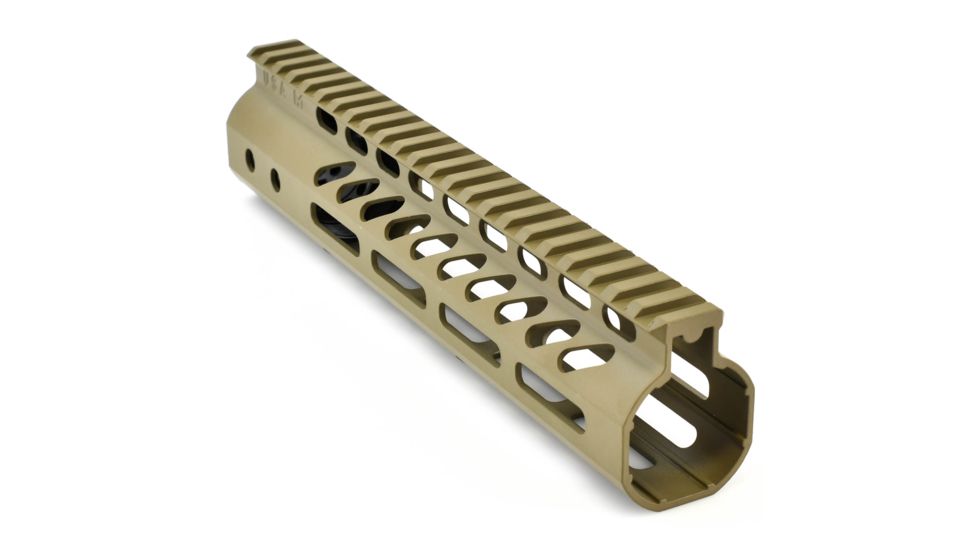 GUNTEC USA 9in Ultra Lightweight Thin M-Lok System Free Floating Handguard w/Monolithic Top Rail,Cerakote Flat Dark Earth GT-9MLK-FDE