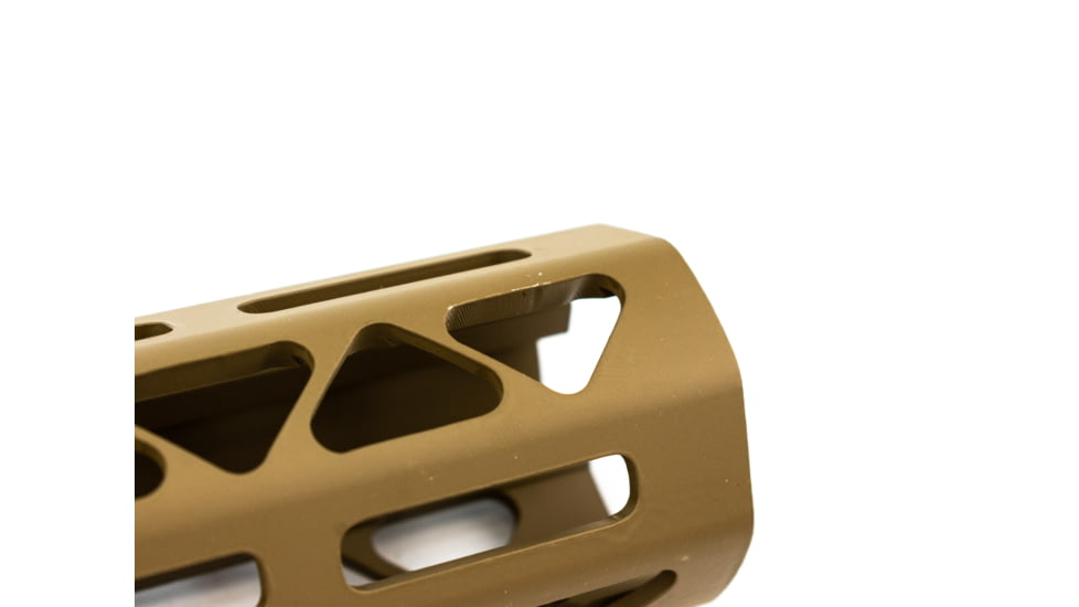 Guntec USA .308 Caliber Air Lite Series M-LOK System Free Floating Handguard w/Monolithic Top Rail, 15in, Cerakote FDE, GT-15MLK-AL-308-FDE