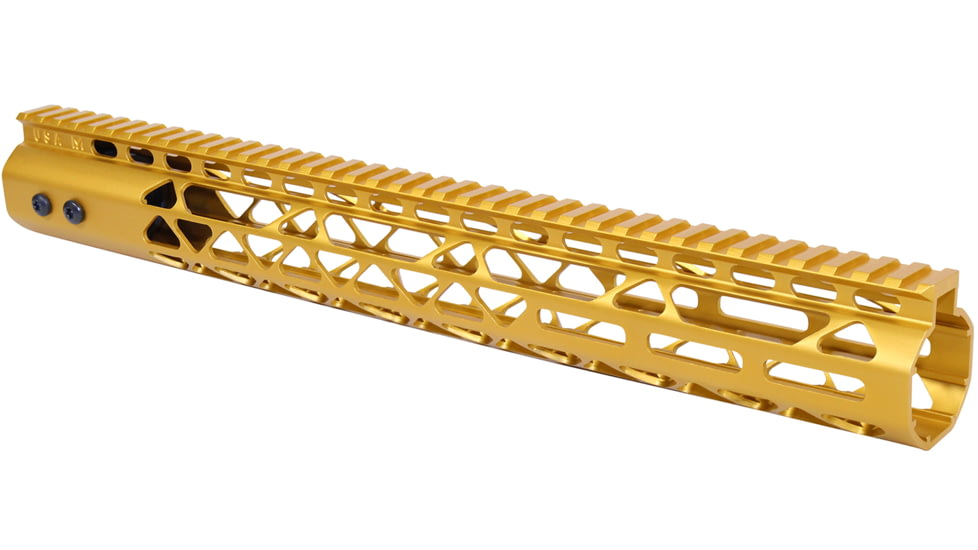 Guntec USA Air Lite M-LOK System Free Floating Handguard With Monolithic Top Rail