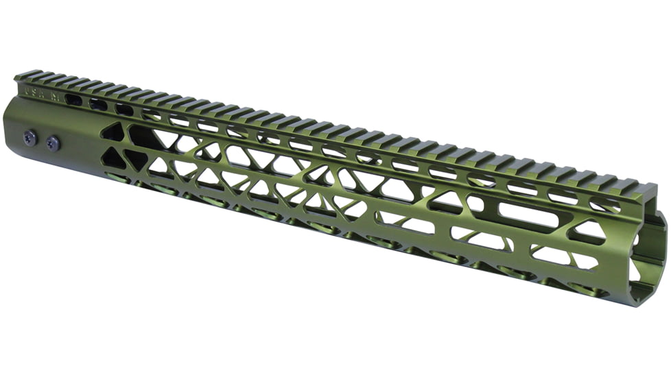 Guntec USA Air Lite M-LOK System Free Floating Handguard With Monolithic Top Rail