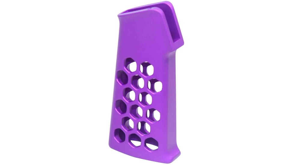 Guntec USA Air Lite Series Skeletonized Aluminum Pistol Grip, Anodized Purple, AIRLITE-PG-PURPLE