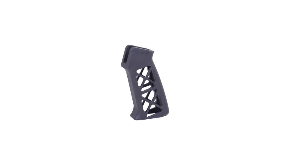 GUNTEC USA AIRLITE SERIES GEN 2 SKELETONIZED ALUMINUM PISTOL GRIP, BLACK AIRLITE-PG-G2