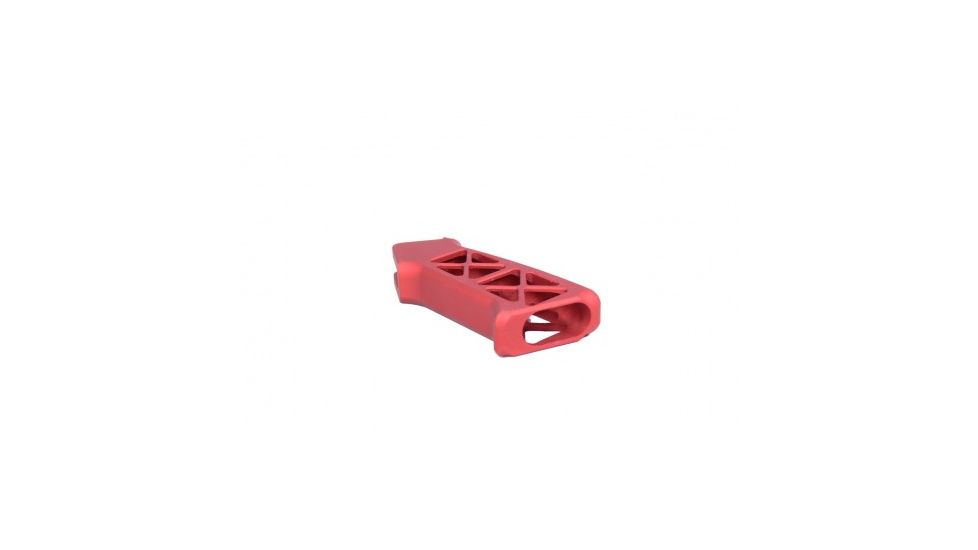 GUNTEC USA AIRLITE SERIES GEN 2 SKELETONIZED ALUMINUM PISTOL GRIP (RED), RED AIRLITE-PG-G2-RED