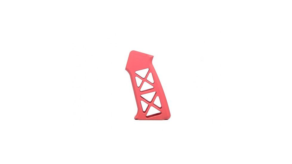 GUNTEC USA AIRLITE SERIES GEN 2 SKELETONIZED ALUMINUM PISTOL GRIP (RED), RED AIRLITE-PG-G2-RED