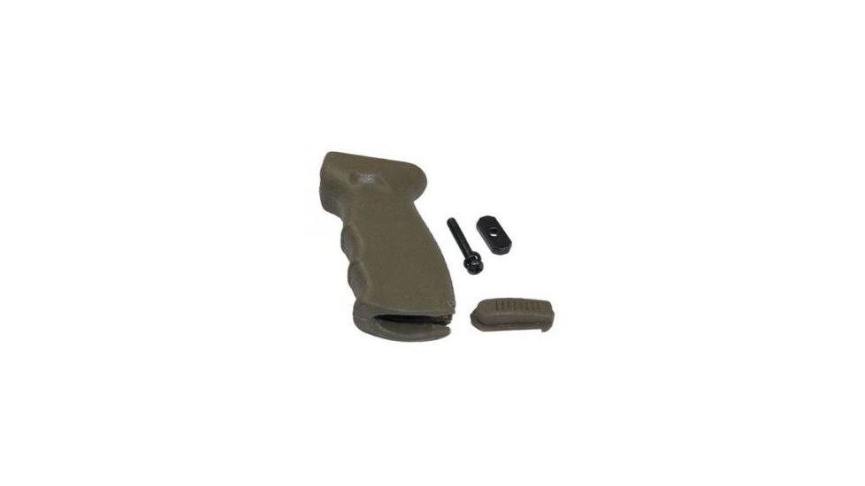 GUNTEC USA AK-47 Ergonomic Rubber Pistol Grip,OD Green K47-G