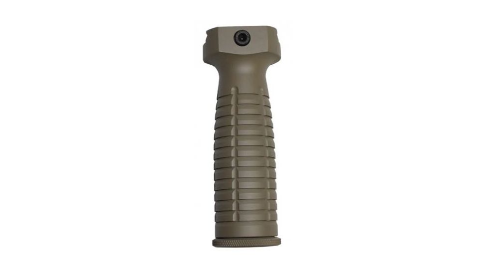 GUNTEC USA Aluminum Broomhandle Style Vertical Grip,Flat Dark Earth SCALEGRIP-E