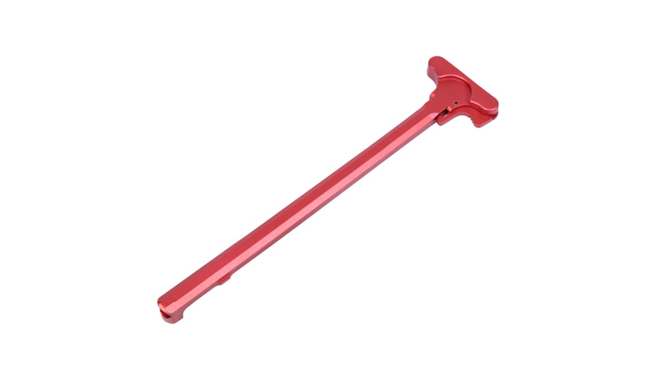Guntec USA AR-10 / LR-308 Charging Handle, Anodized Red, CHARGING-308-RED