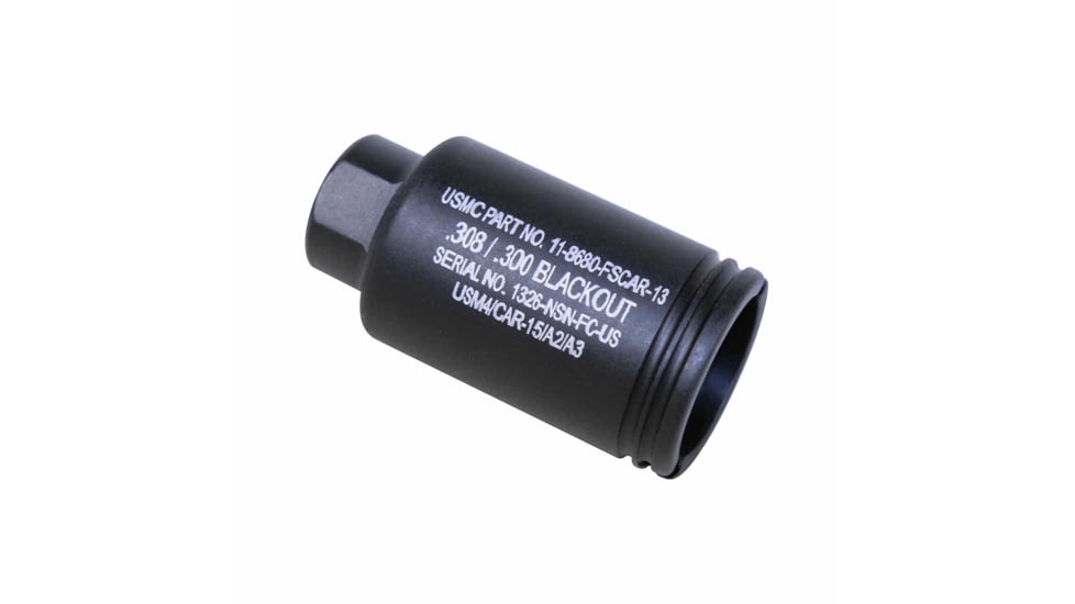Guntec USA AR-10/LR-308 Micro Slim Flash Can, Black, MCONE-FH-S-308-LASER