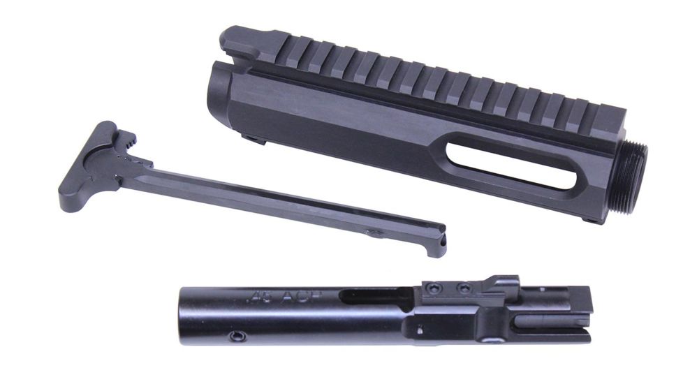 Guntec USA AR-15 .45 ACP Cal Complete Upper Receiver Combo Kit, Black, GT-UPPER-45-KIT