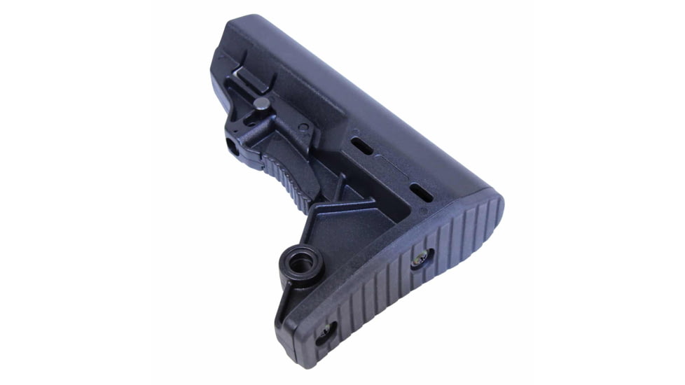 Guntec USA AR-15 5.56mm T.E.S/Tactical Entry Stock Shell, Gen 2, Black, TES-SHELL-G2