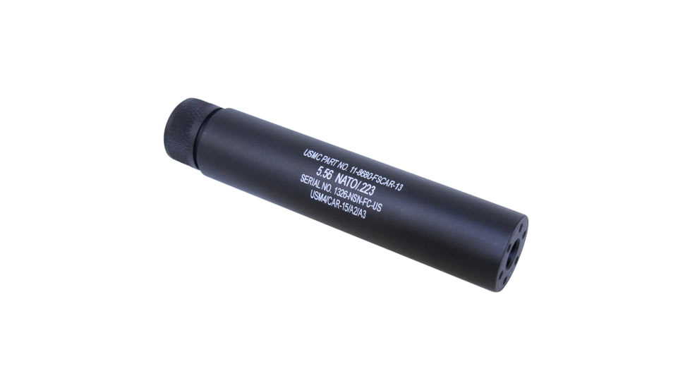 Guntec USA AR-15 6.0 Fake Suppressor, Anodized Black, 6.0FAKE-AR