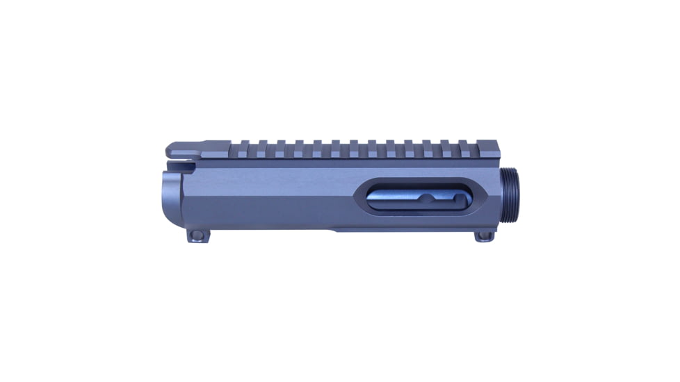 Guntec USA AR-15 9mm Dedicated Stripped Billet Upper Receiver, Anodized Grey, GT-UPPER-9-GREY