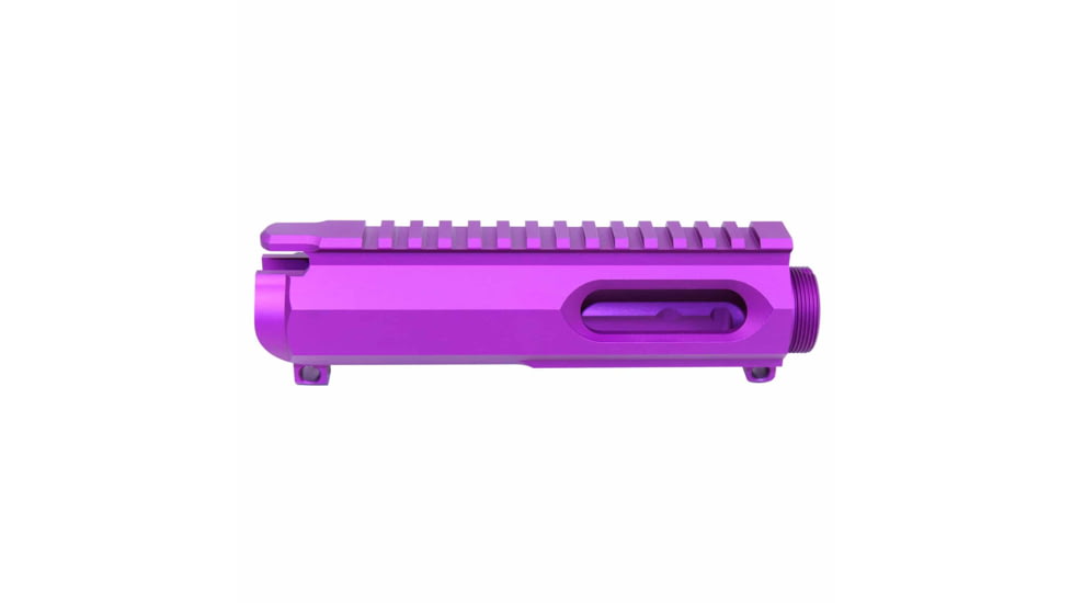 Guntec USA AR-15 9mm Dedicated Stripped Billet Upper Receiver, Purple, GT-UPPER-9-PURPLE