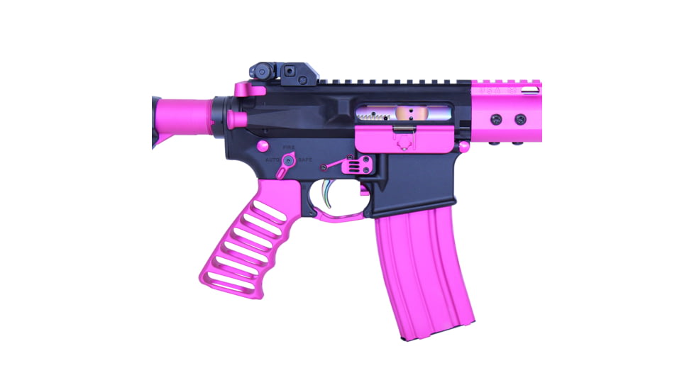 Guntec USA AR-15 Accent Kit, Anodized Pink, ACC-KIT-PINK