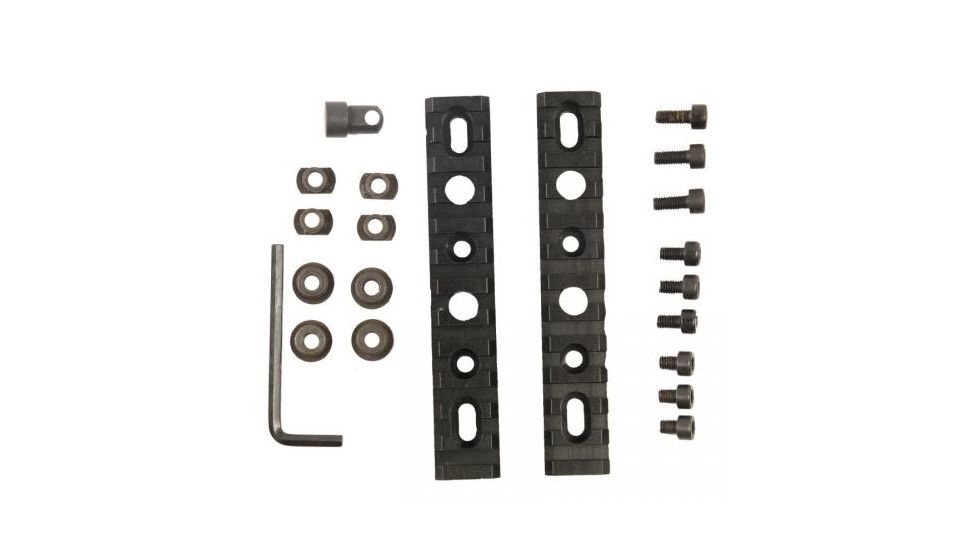 GUNTEC USA AR-15 Accessory Rail Kit For Factory Handguard,2pc HG-RAIL-C
