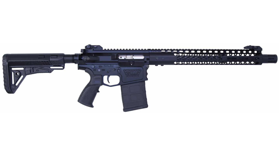 Guntec USA AR-15 Air Lite Series Honeycomb M-LOK Free Floating Handguard w/ Monolithic Top Rail, Anodized Black, GT-15HC-AL-MLK-308