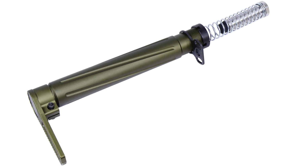 Guntec USA AR-15 Air Lite Series Minimalist Stock, Anodized Green, AIRLITE-STK-GREEN