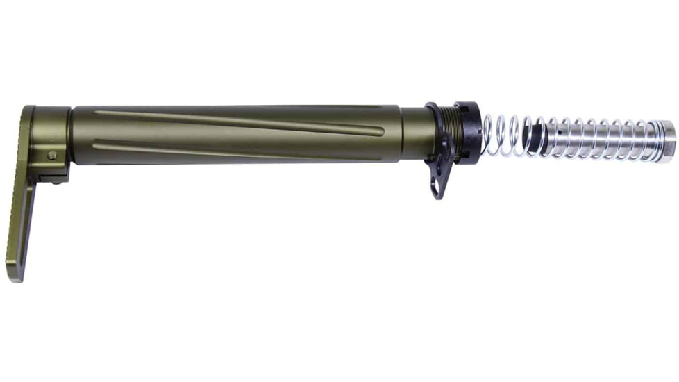 Guntec USA AR-15 Air Lite Series Minimalist Stock, Anodized Green, AIRLITE-STK-GREEN