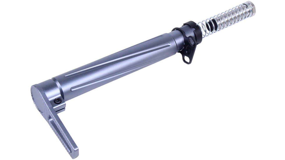 Guntec USA AR-15 Air Lite Series Minimalist Stock, Anodized Grey, AIRLITE-STK-GREY