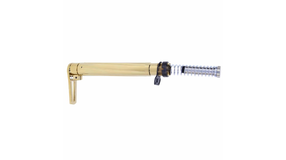 Guntec USA AR-15 Airlite Series Minimalist Stock, Gold Plated, AIRLITE-STK-GLD