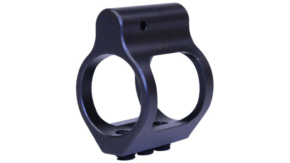 Guntec USA AR-15 Airlite Series Skeletonized Steel Low Profile Gas Block, Black Nitride, GT750SS-AL-N