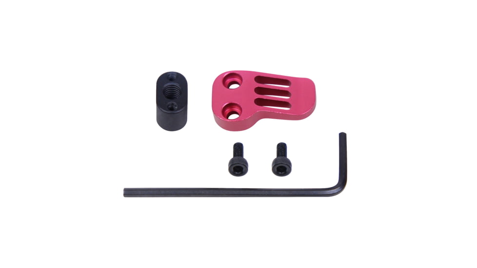 Guntec USA AR-15 / AR .308 Extended Mag Catch Paddle Release, Anodized Rose, EXT-MC-ROSE
