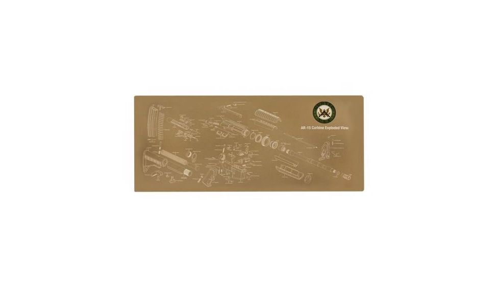 GUNTEC USA AR-15 Armorer's Gun Cleaning/Assembly Mat GTMAT