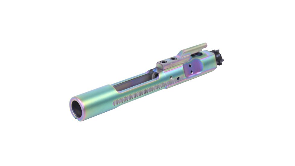 Guntec USA AR-15 Bolt Carrier Group Mil-Spec BCG, Rainbow PVD Coated, GT-BCG-M-RPVD