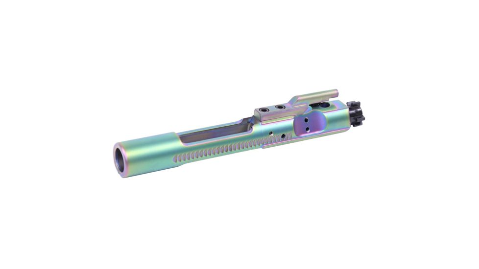 Guntec USA AR-15 Bolt Carrier Group Mil-Spec BCG, Rainbow PVD Coated, GT-BCG-M-RPVD