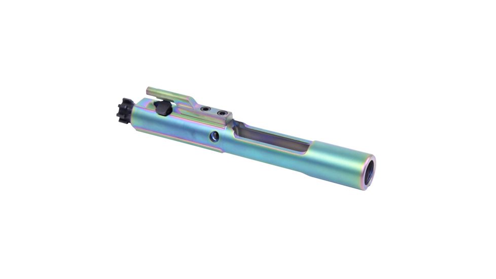 Guntec USA AR-15 Bolt Carrier Group Mil-Spec BCG, Rainbow PVD Coated, GT-BCG-M-RPVD