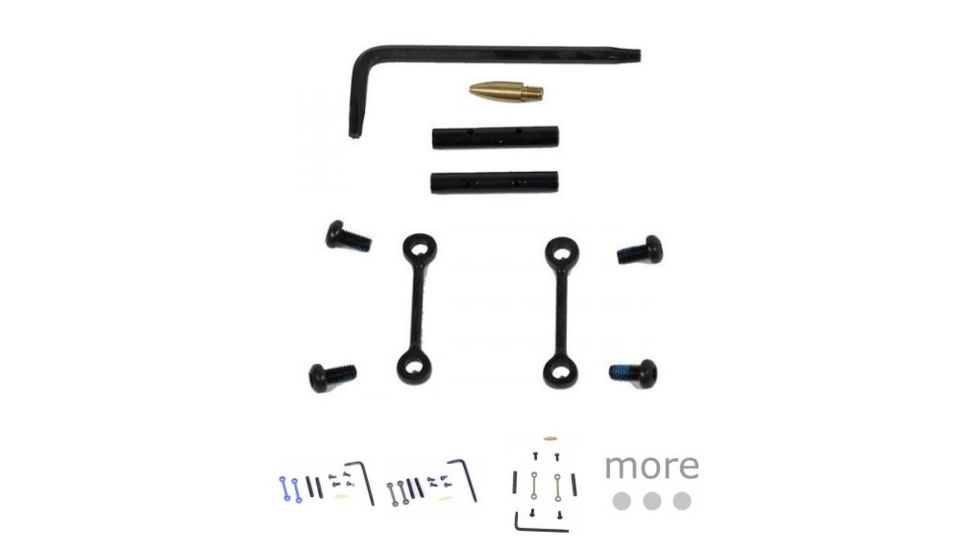 GUNTEC USA AR-15 Complete Anti-Rotation Trigger/Hammer Pin Set, Black, Blue, Burnt Bronze, Flat Dark Earth, Nickel, Red