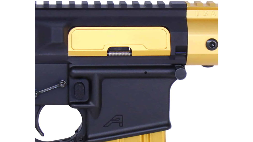 Guntec USA AR-15 Ejection Port Dust Cover Assembly, Gen 3, Anodized Gold, 223GATE-G3-GOLD