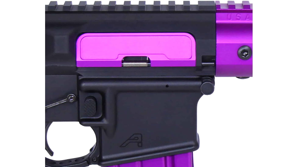 Guntec USA AR-15 Ejection Port Dust Cover Assembly, Gen 3, Anodized Purple, 223GATE-G3-PURPLE