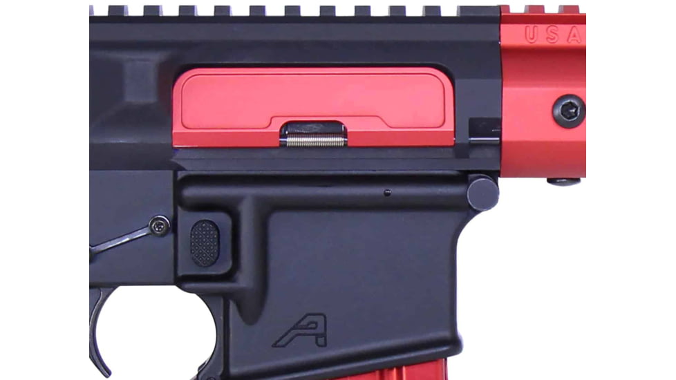 Guntec USA AR-15 Ejection Port Dust Cover Assembly, Gen 3, Anodized Red, 223GATE-G3-RED