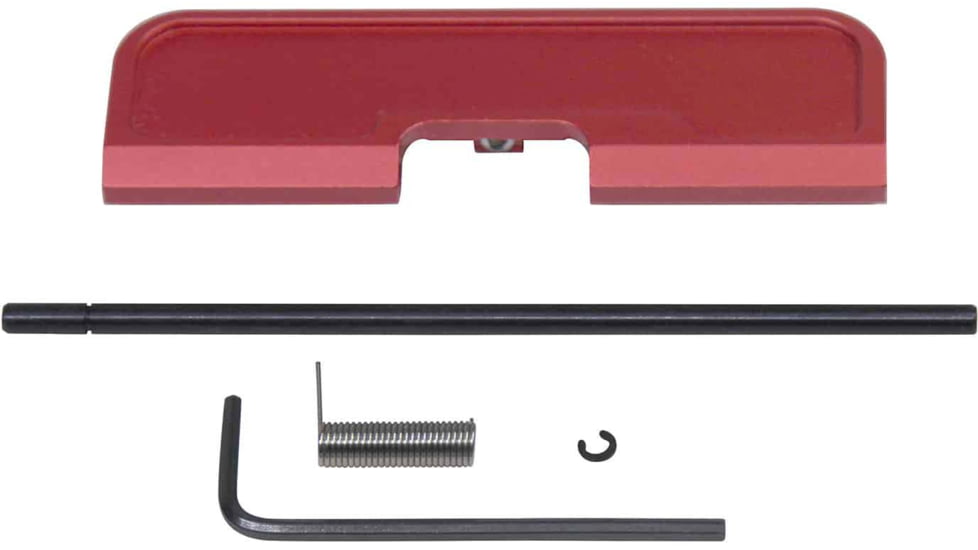 Guntec USA AR-15 Ejection Port Dust Cover Assembly, Gen 3, Anodized Red, 223GATE-G3-RED