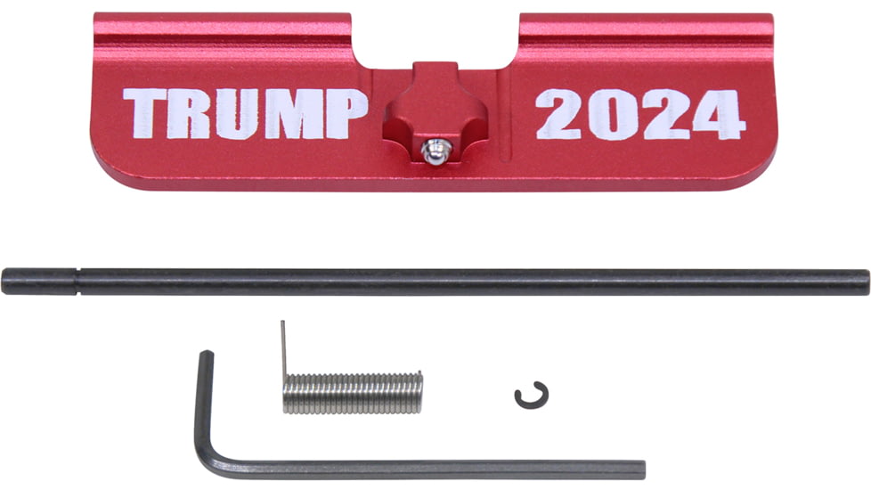 Guntec USA AR-15 Ejection Port Dust Cover Assembly, Gen 3, Anodized Red, 223GATE-G3-TRUMP-G2-RED