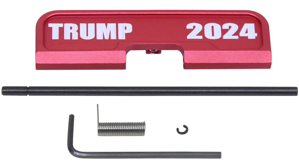 Guntec USA AR-15 Ejection Port Dust Cover Assembly, Gen 3, Anodized Red, 223GATE-G3-TRUMP-G2-RED