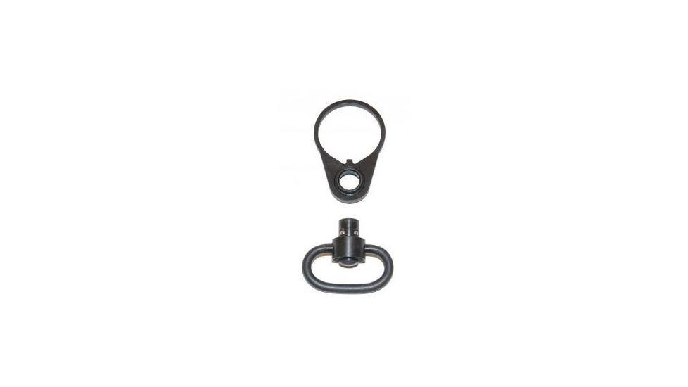 GUNTEC USA AR-15 Endplate For QD Single Point Sling Adapter w/Swivel QD-EGG-SWIVEL