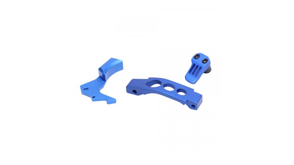 Guntec USA AR-15 Enhanced Accessory Kit, Anodized Blue, GT-EAK-BLUE