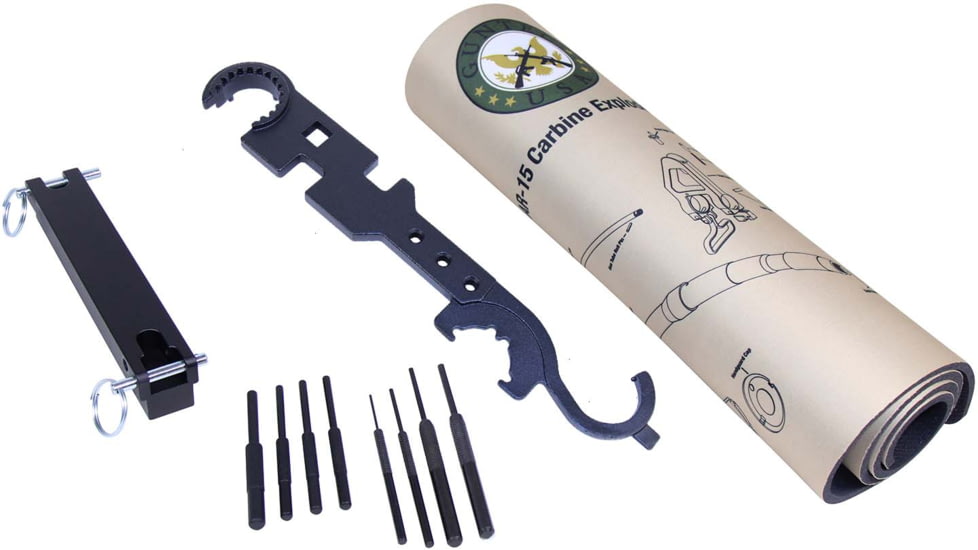 Guntec USA AR-15 Essential Armorers Tool Kit, Black, ARTOOL-KIT-ESS