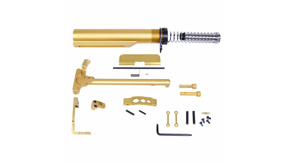 Guntec USA AR-15 Essentials Kit, Anodized Gold, EKIT-GOLD