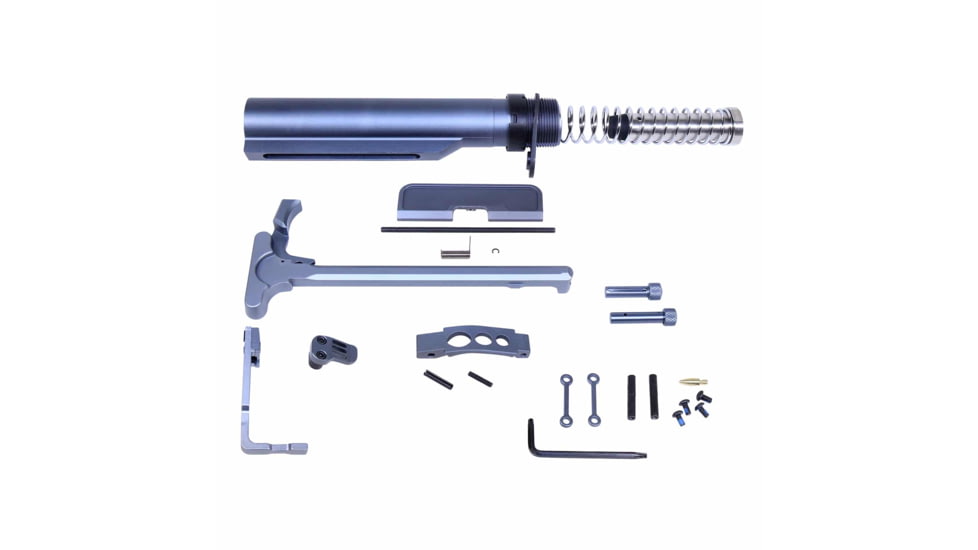 Guntec USA AR-15 Essentials Kit, Anodized Grey, EKIT-GREY