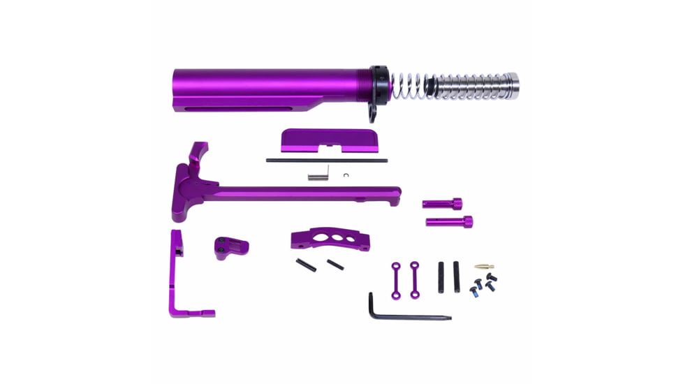 Guntec USA AR-15 Essentials Kit, Anodized Purple, EKIT-PURPLE