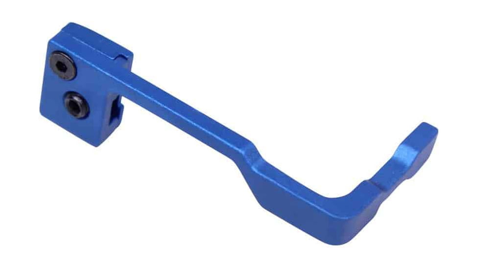 Guntec USA AR-15 Extended Bolt Catch Release, Anodized Blue, GT-EBR-BLUE