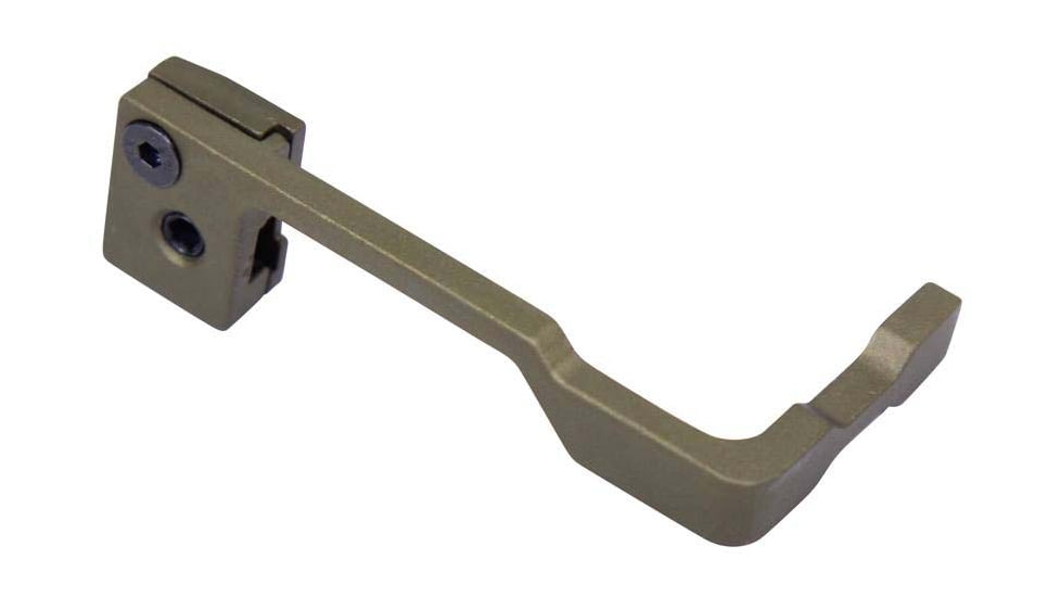 Guntec USA AR-15 Extended Bolt Catch Release, Anodized Green, GT-EBR-GREEN