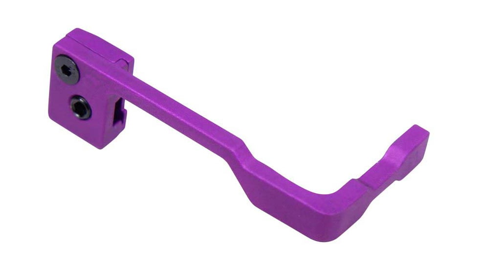 Guntec USA AR-15 Extended Bolt Catch Release, Anodized Purple, GT-EBR-PURPLE