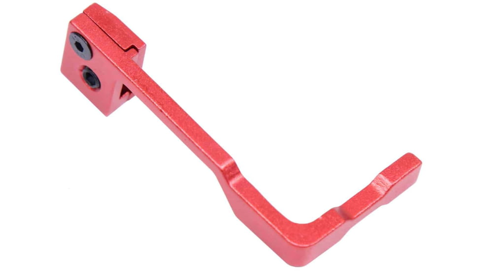 Guntec USA AR-15 Extended Bolt Catch Release, Anodized Red, GT-EBR-RED