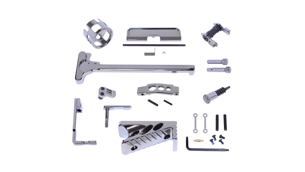 Guntec USA AR-15 Finishing Kit, Black Chrome, AR-FINISHING-KIT-BC